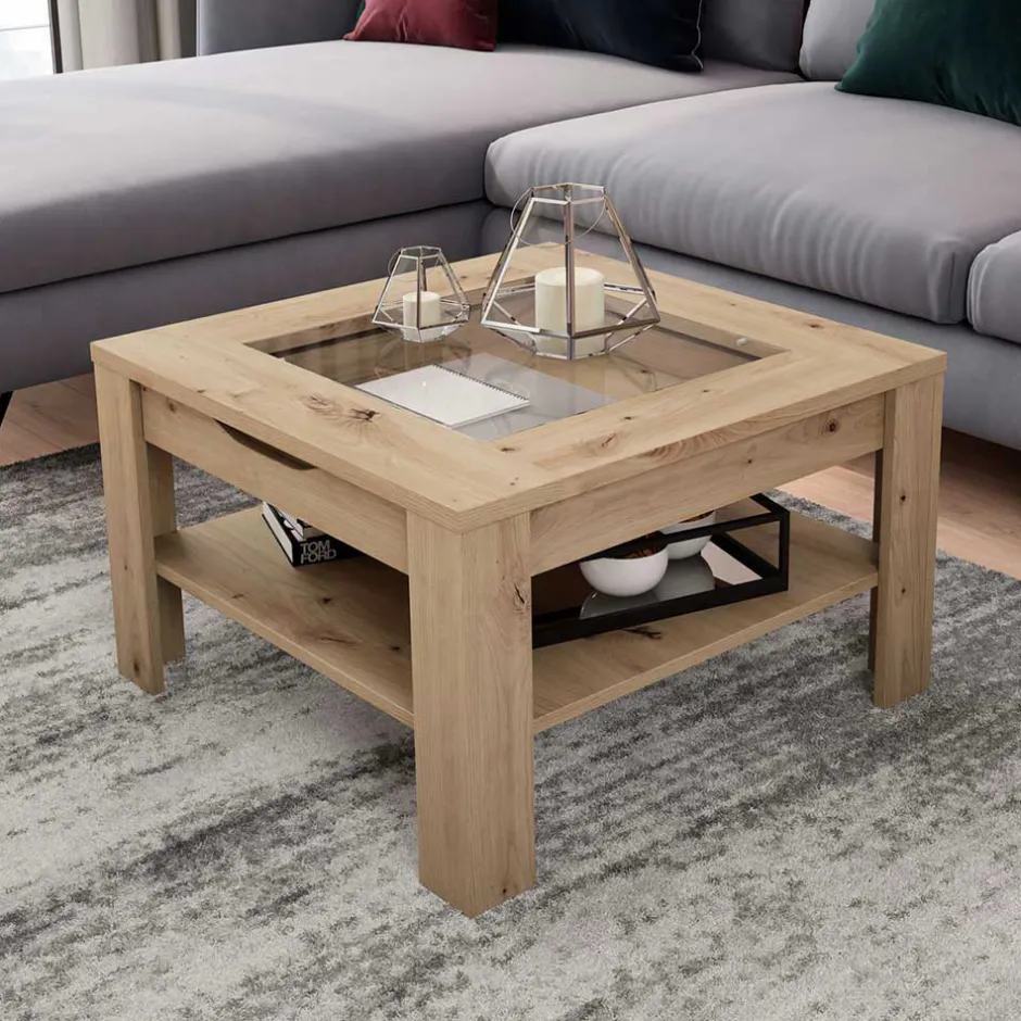 Pharao24 Couchtisch Abagail> Wohnzimmertisch|Glastische