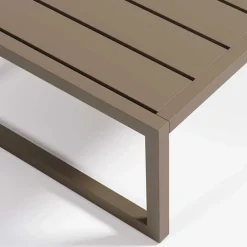 Gartenmöbel*Pharao24 Couchtisch Aluminium Blanca