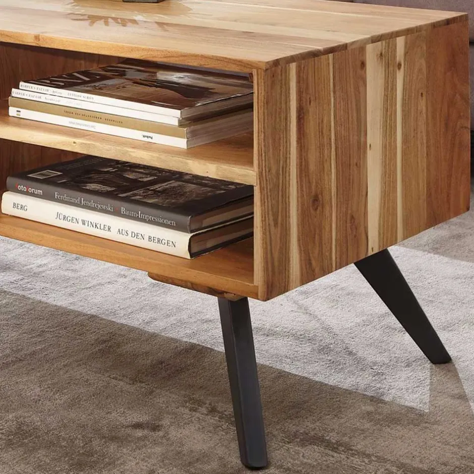 Massivholztische|Wohnzimmertisch*Pharao24 Couchtisch Bordeaux