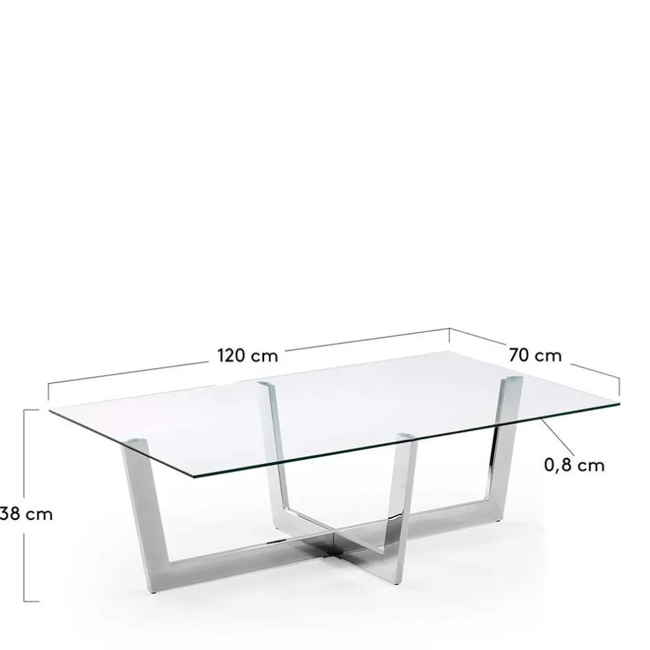 Glastische*Pharao24 Couchtisch Brosia