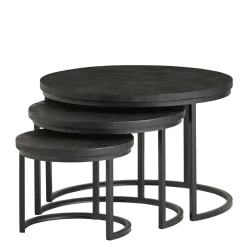 Wohnzimmertisch|Beistelltische*Pharao24 Couchtisch 3er Set Pipev