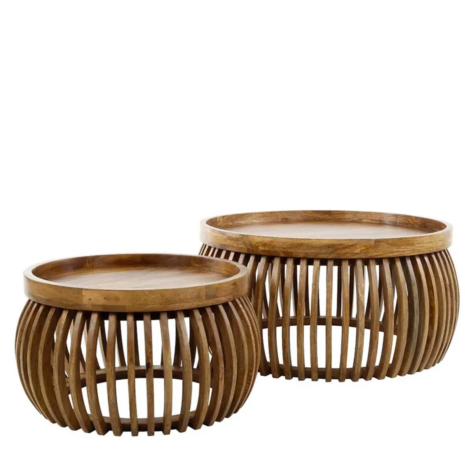 Pharao24 Couchtisch Set Bastiaan> Wohnzimmertisch|Beistelltische