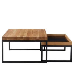 Wohnzimmertisch|Massivholztische*Pharao24 Couchtisch Set Isola