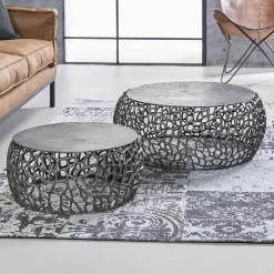 Pharao24 Couchtisch Set Sunshine> Wohnzimmertisch|Beistelltische