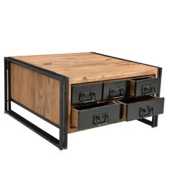 Truhen*Pharao24 Couchtisch Truhe India