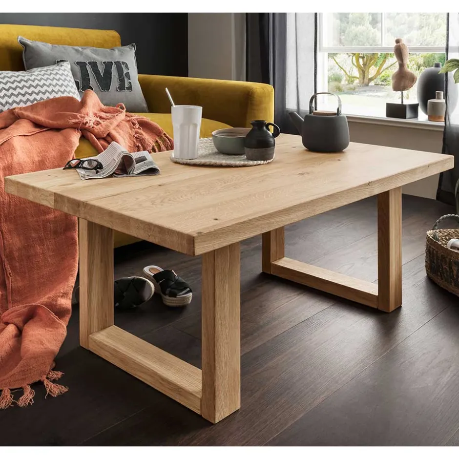 Pharao24 Couchtisch Wildeiche Divrina> Massivholztische|Wohnzimmertisch