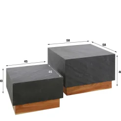 Wohnzimmertisch|Beistelltische*Pharao24 Couchtische Vemalon