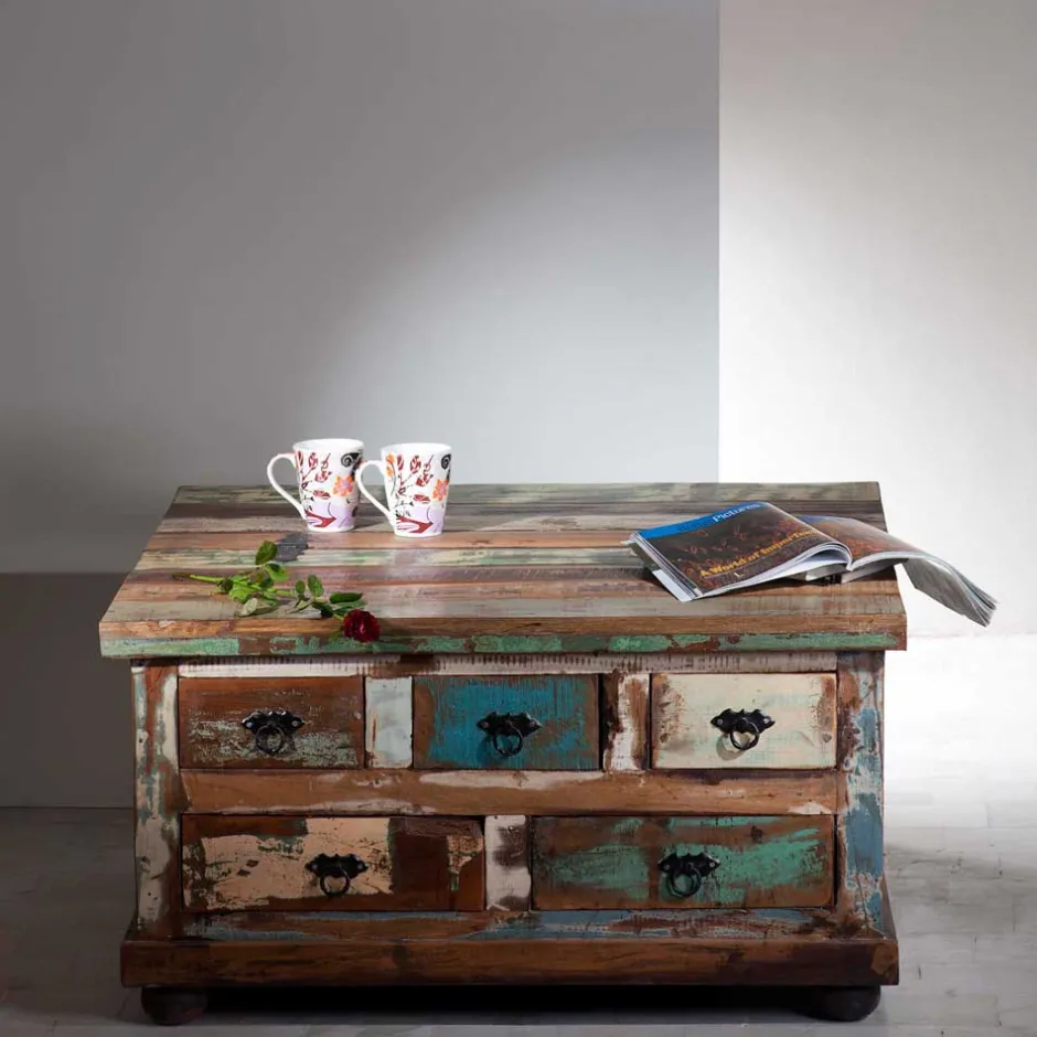 Pharao24 Couchtruhe Woodstock> Wohnzimmertisch|Truhen