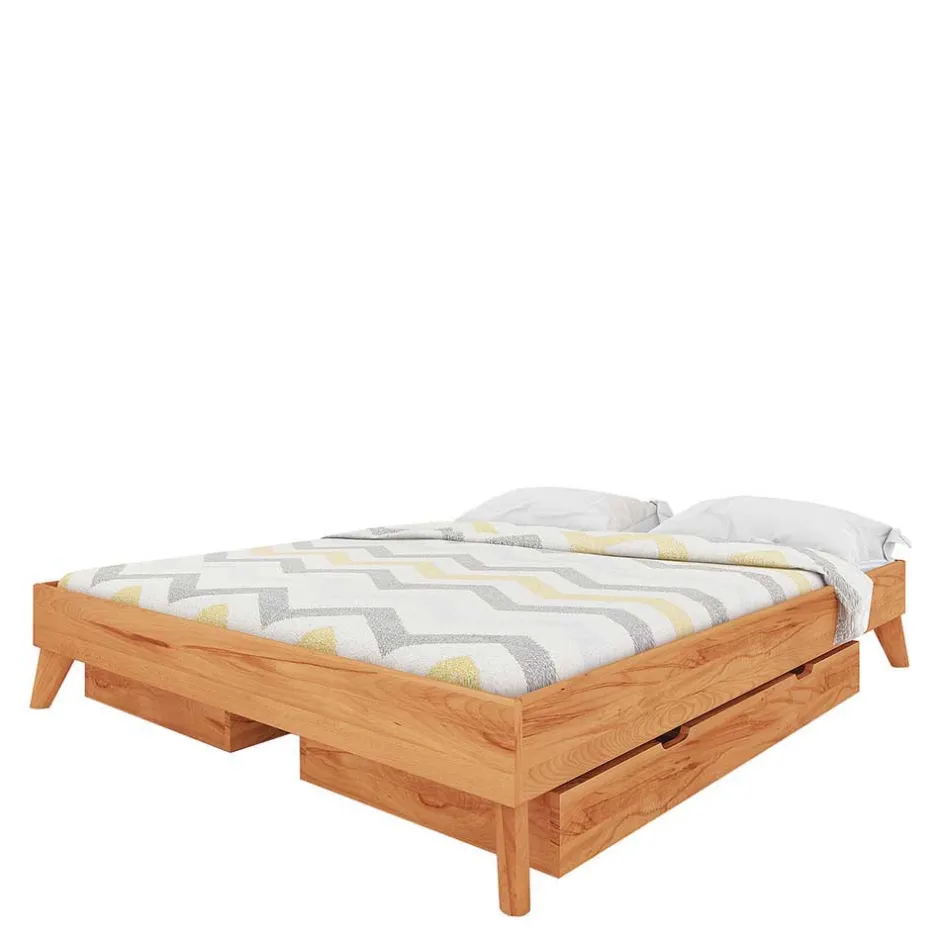 Pharao24 Dachschrägen Holzbett Stenov> Betten In Übergröße|Schubkastenbetten