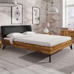 Doppelbetten|Massivholzbetten*Pharao24 Design Doppelbett Cariasca