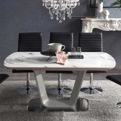 Glastische|Ausziehtische*Pharao24 Design Esszimmertisch Celloma