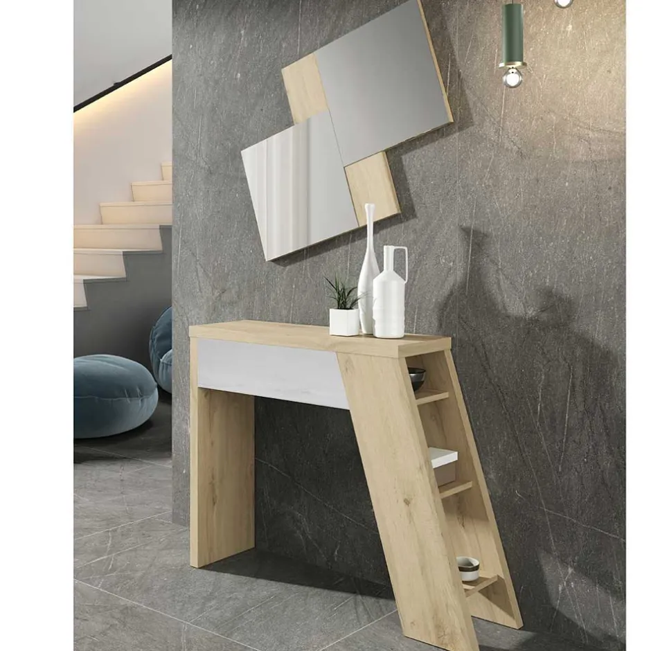 Garderobensets*Pharao24 Design Konsolentisch und Wandspiegel Otimun