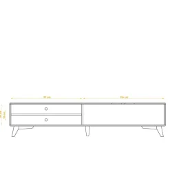 Fernsehkommoden*Pharao24 Design Lowboard Triancova