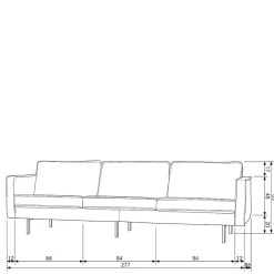 Pharao24 Design Sofa Brunca><noscript><img width=