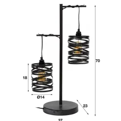 Lampen Und Leuchten*Pharao24 Design Tischleuchte Ivumas