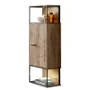 Vitrinenschrank|Wohnzimmervitrinen*Pharao24 Design Vitrine Washton