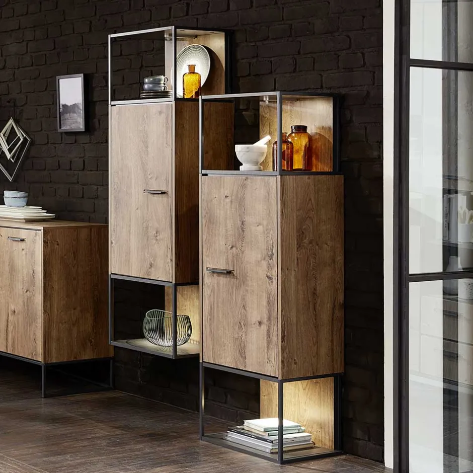Vitrinenschrank|Wohnzimmervitrinen*Pharao24 Design Vitrine Washton