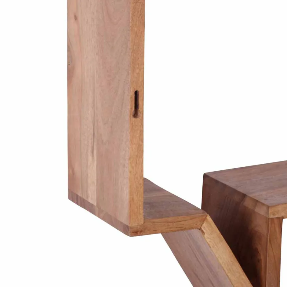 Massivholzregale|Wandregale*Pharao24 Design Wandregal Set Selvas