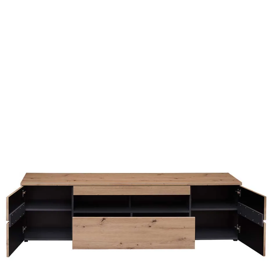 Wohnwand 250 Cm|Moderne Wohnwände*Pharao24 Design Wohnwand Esdravos