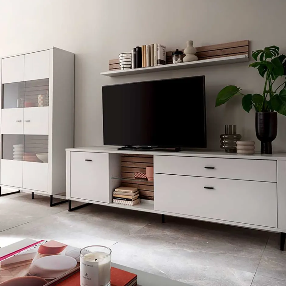 Pharao24 Design Wohnwand Polar> Wohnwand 300 Cm|Moderne Wohnwände