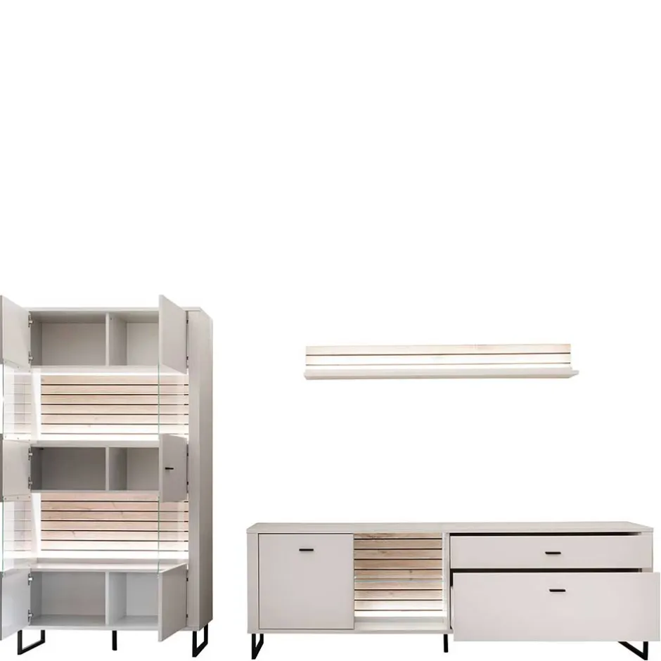 Pharao24 Design Wohnwand Polar> Wohnwand 300 Cm|Moderne Wohnwände