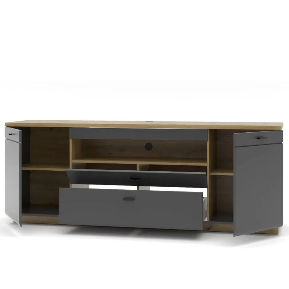 Moderne Wohnwände|Wohnwand 300 Cm*Pharao24 Design Wohnwand Yarisis