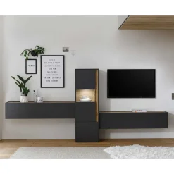 Pharao24 Design Wohnzimmermöbel Uzniana> Moderne Wohnwände|Wohnwand 350 Cm