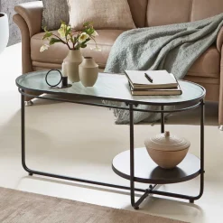 Glastische*Pharao24 Designcouchtisch Santurio