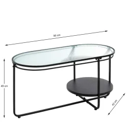 Glastische*Pharao24 Designcouchtisch Santurio