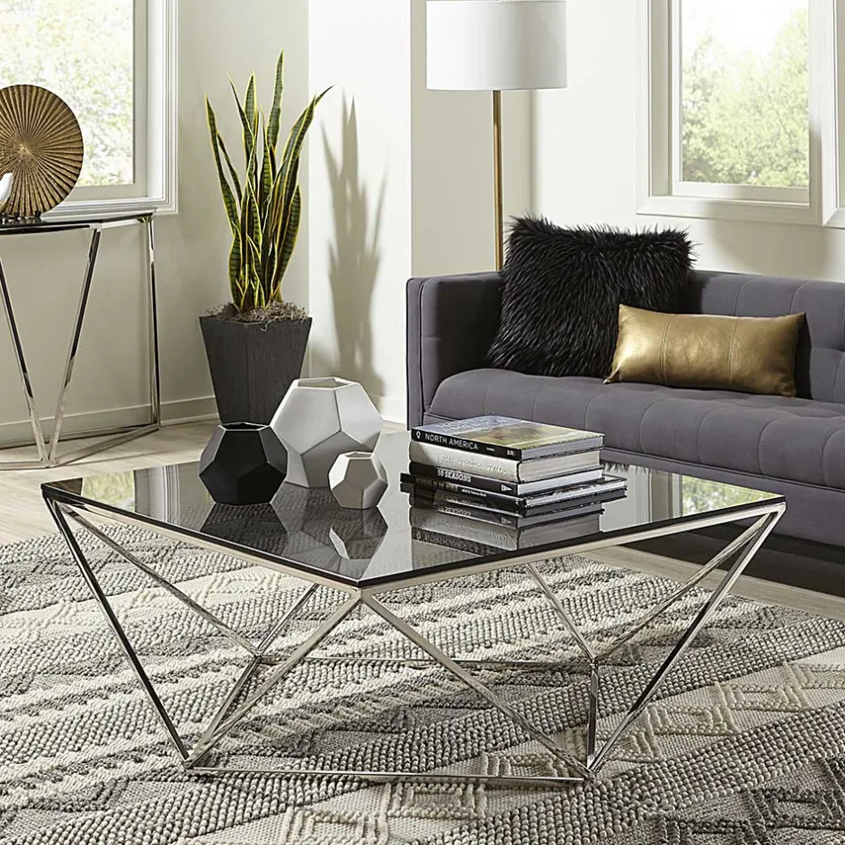 Glastische*Pharao24 Designcouchtisch Vincial