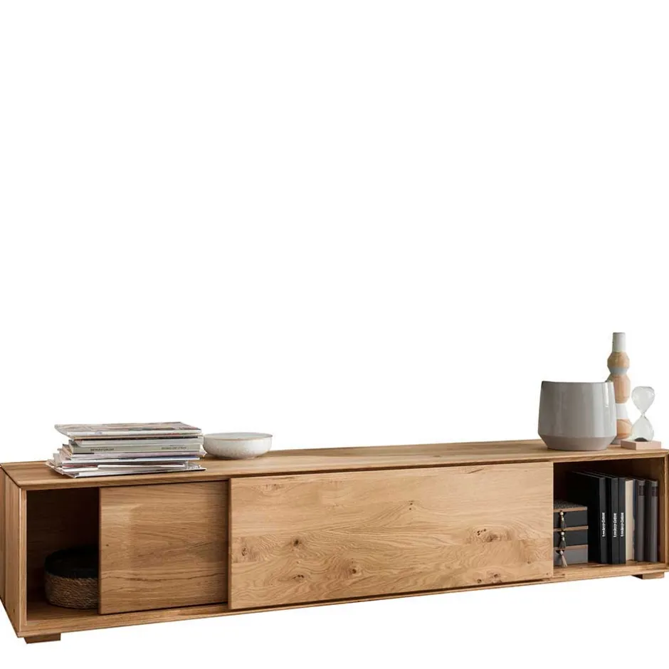 Pharao24 Designer Wohnwand Rennia> Moderne Wohnwände|Massivholz Wohnwände