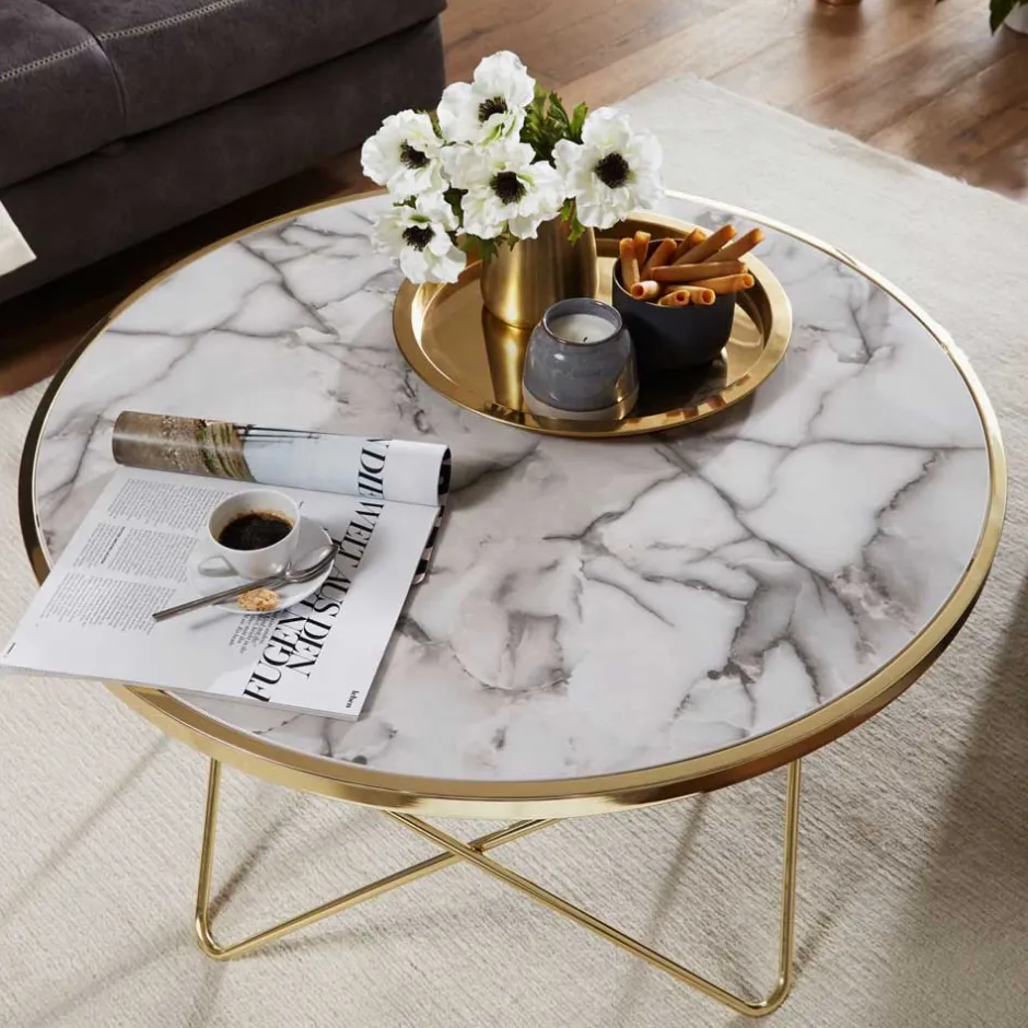 Couchtische*Pharao24 Designercouchtisch Cherry