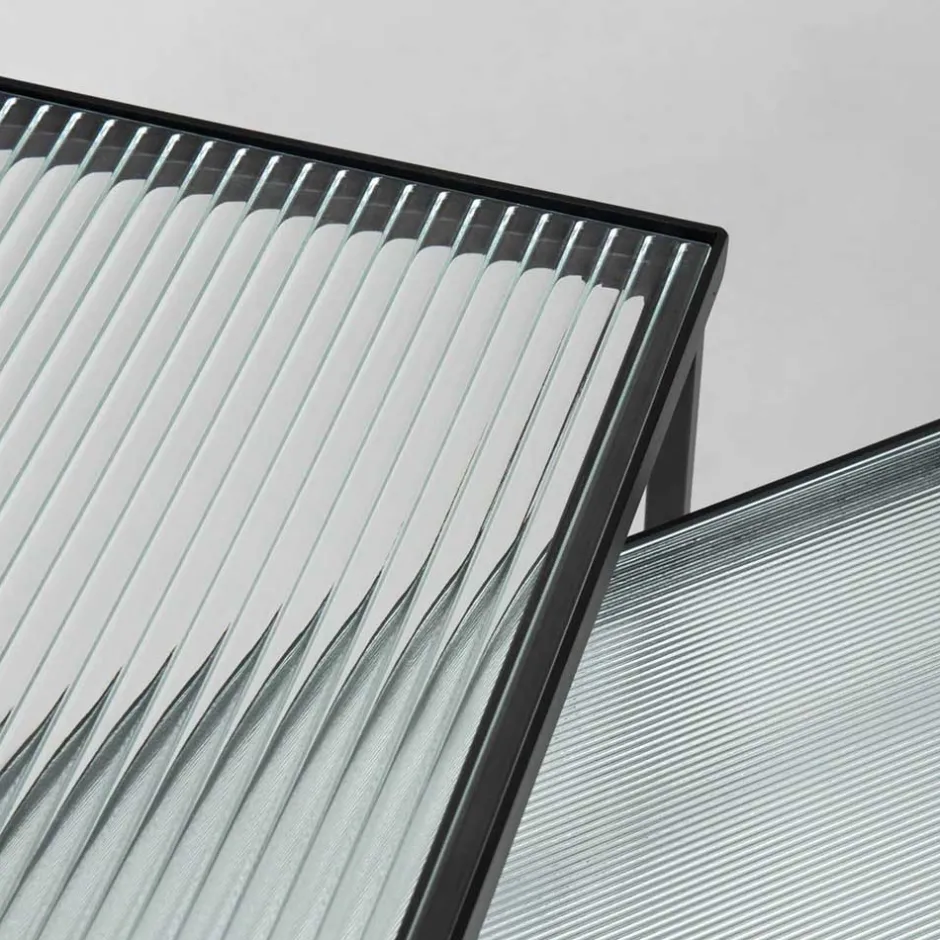 Pharao24 Designercouchtisch 2teilig Beau> Glastische