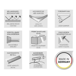 Dielenschränke*Pharao24 Dielen Kleiderschrank Anita