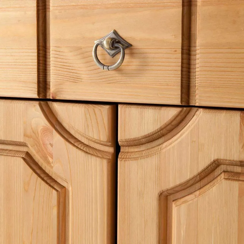 Pharao24 Dielen Massivholzschrank Alinica> Massivholz Schränke|Dielenschränke