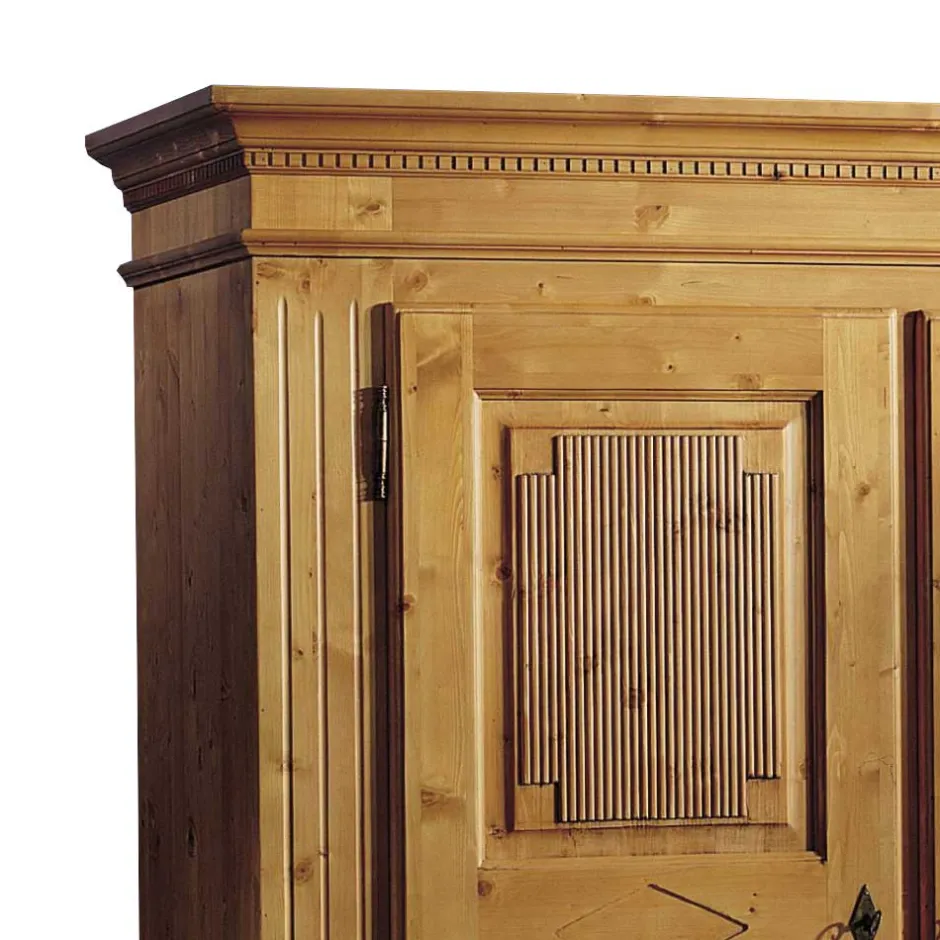 Dielenschränke|Massivholz Schränke*Pharao24 Dielenkleiderschrank Josch