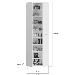 Dielenschränke*Pharao24 Dielenkleiderschrank Ridonner
