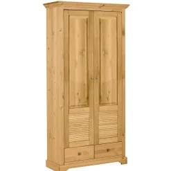 Massivholz Schränke|Dielenschränke*Pharao24 Dielenkleiderschrank Yarus