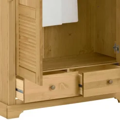 Massivholz Schränke|Dielenschränke*Pharao24 Dielenkleiderschrank Yarus