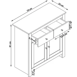 Pharao24 Dielenkommode Vulima><noscript><img width=