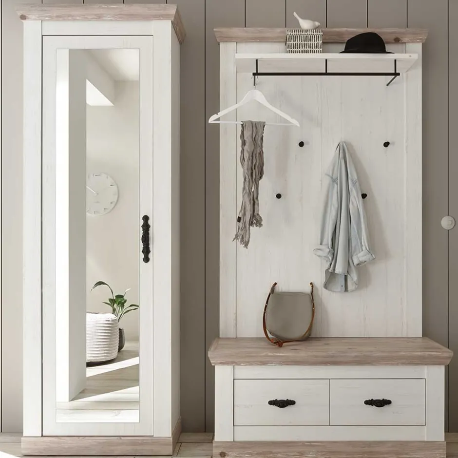 Garderobensets*Pharao24 Dielenmöbel Kombi Flurencina