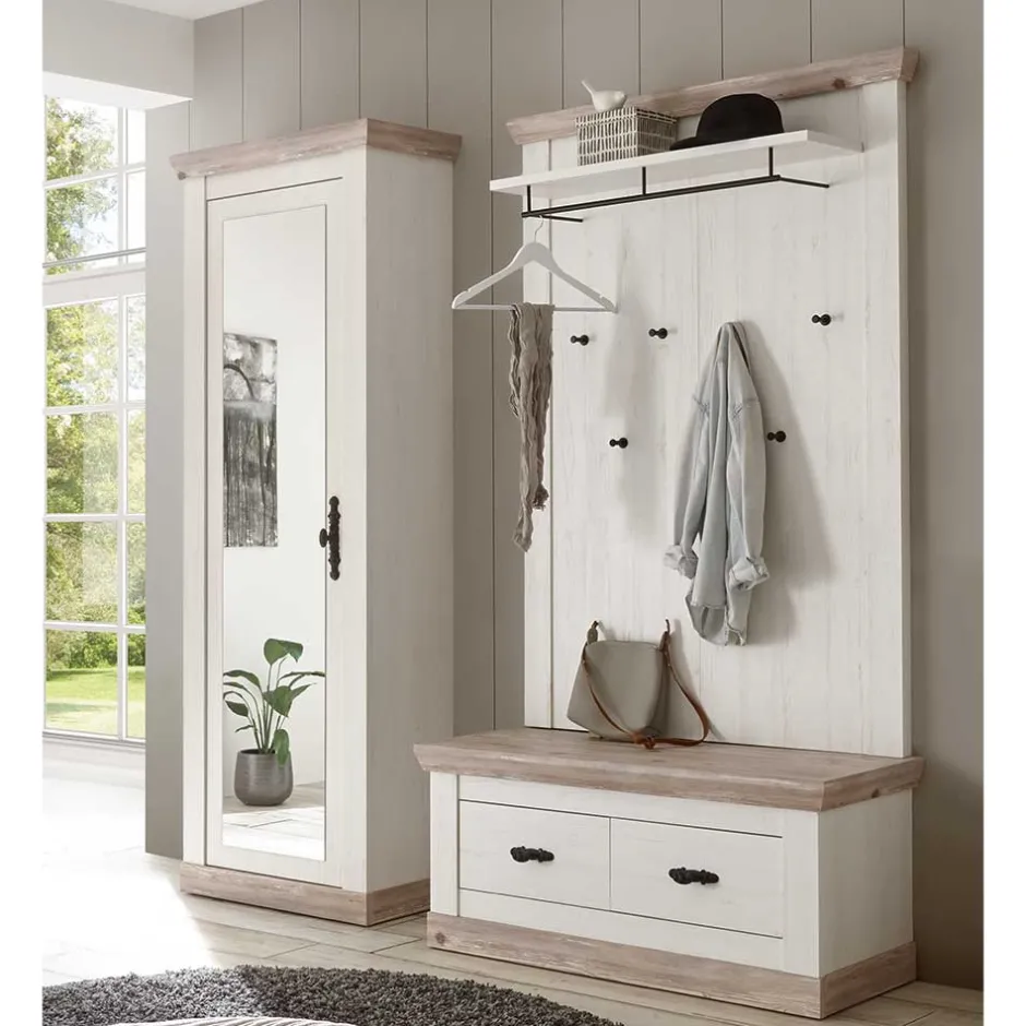 Garderobensets*Pharao24 Dielenmöbel Kombi Flurencina