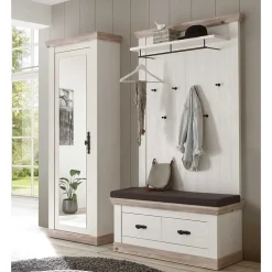 Garderobensets*Pharao24 Dielenmöbel Kombination Flurencina