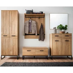 Pharao24 Dielenmöbel Set Apyras> Garderobensets