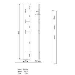 Garderobensets*Pharao24 Dielenmöbel Set Lastania