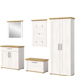 Pharao24 Dielenmöbelset Simple> Garderobensets
