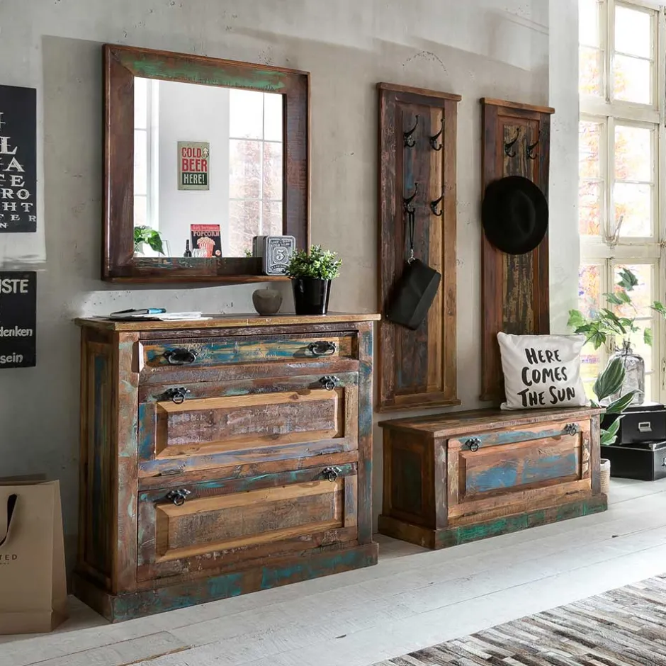 Garderobensets*Pharao24 Dielenmöbelset Woodstock