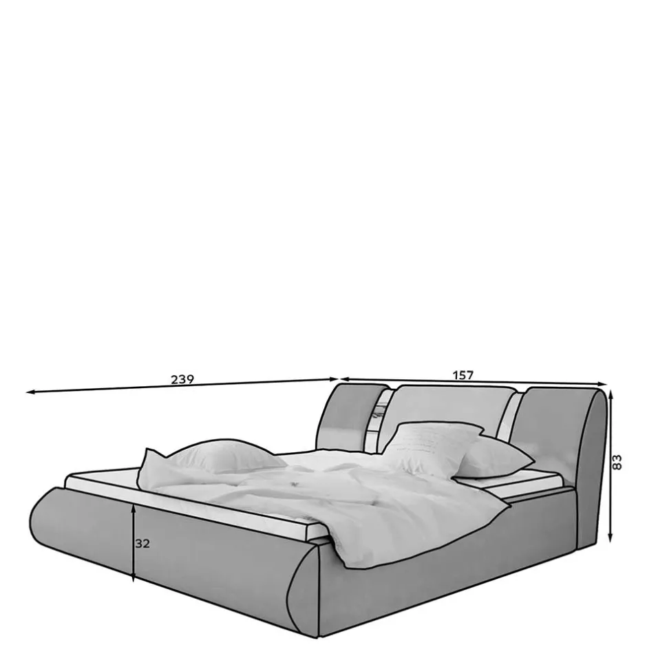 Pharao24 Doppel Bett Sanfradia> Funktionsbetten|Schubkastenbetten