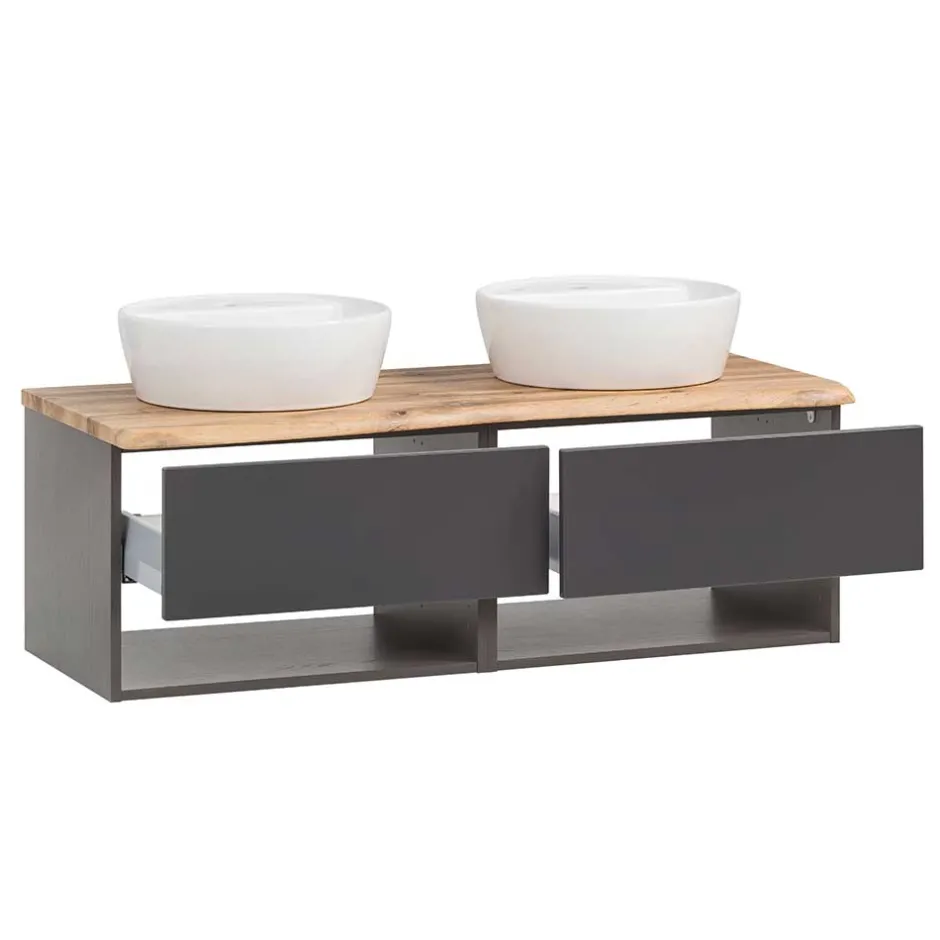 Pharao24 Doppel Waschtisch Eleon> Waschbeckenunterschränke