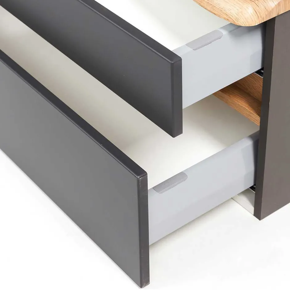 Waschbeckenunterschränke*Pharao24 Doppel Waschtisch Pegruan